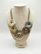 Load image into Gallery viewer, Silver Medallions Necklace
