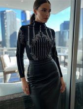 Load image into Gallery viewer, Rhinestones Long Sleeve Top
