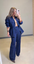 Load image into Gallery viewer, Peplum Zip Jacket &amp; Pants Set
