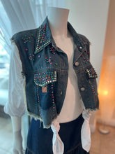 Cargar imagen en el visor de la galería, Layered Denim Shirt Blouse
