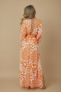 Polka Dot Maxi Fashion Dress