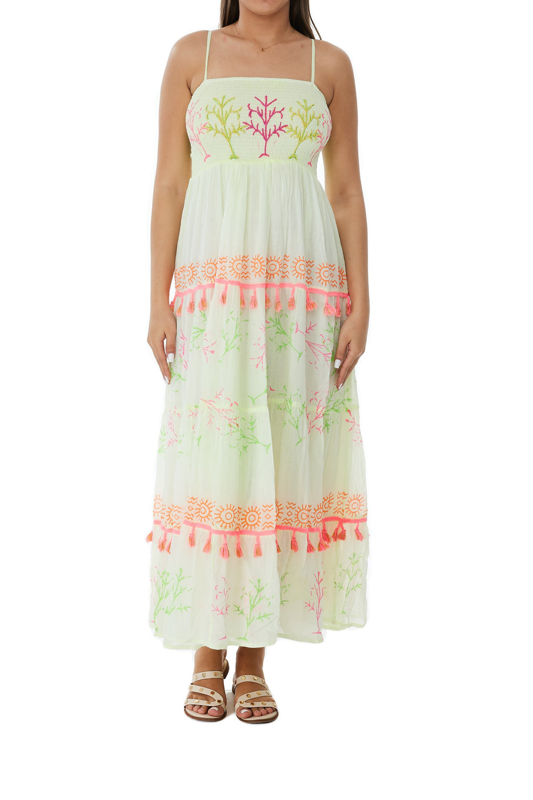 Yellow Lime Maxi Dress
