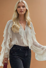 Load image into Gallery viewer, Boho Chic Ruffle Top
