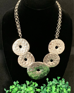 Silver Medallions Necklace