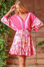 Load image into Gallery viewer, Fuchsia Printed Dress
