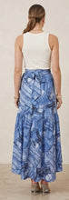 Load image into Gallery viewer, Denim Print Wrap Skirt
