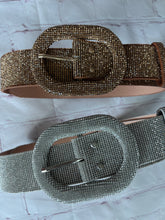 Load image into Gallery viewer, Shiny Rhinestone Belt
