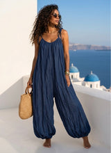 Load image into Gallery viewer, Denim Tencel Jumpsuit
