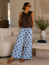Cargar imagen en el visor de la galería, Luna Dot Linen Barrel Pants
