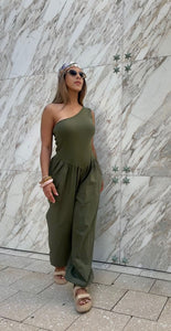 One Shoulder Jumpsuit