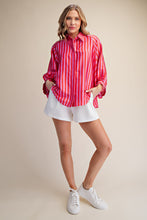 Load image into Gallery viewer, Aura Oversized Shirt - Red/Pink
