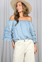 Cargar imagen en el visor de la galería, Daydream Denim Blouse
