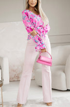 Load image into Gallery viewer, Floral Frill Blouse Pink
