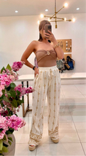 Load image into Gallery viewer, Embroidery Linen Pants
