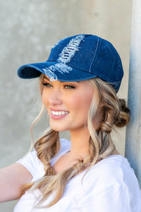 Denim Boyfriend Ball Cap Hat