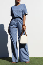 Cargar imagen en el visor de la galería, SET - Denim Top &amp; Pants
