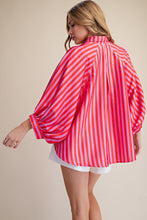 Load image into Gallery viewer, Aura Oversized Shirt - Red/Pink
