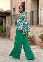 Cargar imagen en el visor de la galería, SET - Blouse &amp; Wide Leg Pants
