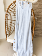 Cargar imagen en el visor de la galería, Stripped Linen Overall
