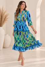 Load image into Gallery viewer, Ruffle Midi Dress
