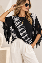 Cargar imagen en el visor de la galería, Tie Dyed Fringe Top
