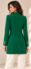 Cargar imagen en el visor de la galería, Green Mid Length Coat
