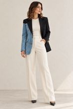 Load image into Gallery viewer, Color Block Denim Jacket
