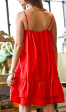 Load image into Gallery viewer, Cherry Red Casual Dress
