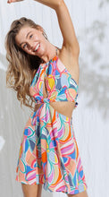Load image into Gallery viewer, Floral Halter Dress

