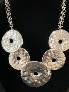 Silver Medallions Necklace