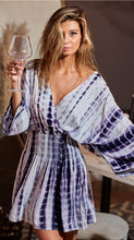 Load image into Gallery viewer, Tie Dye Smocked Waist Dress
