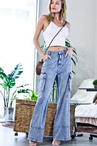 Cargo Denim Pants