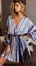 Load image into Gallery viewer, Tie Dye Smocked Waist Dress

