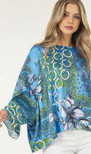 Load image into Gallery viewer, Blue Multi Print Top
