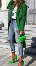 Load image into Gallery viewer, Green Mid Length Coat
