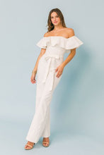 Load image into Gallery viewer, White Denim Jumpsuit
