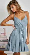 Load image into Gallery viewer, Godet Skirt Stripe Dress
