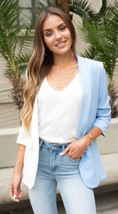 Color Block Blazer