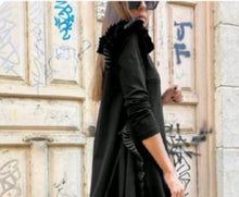 Load image into Gallery viewer, Asymmetrical Black Dress
