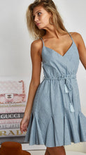 Load image into Gallery viewer, Godet Skirt Stripe Dress

